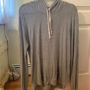Gray Long Sleeve Hoodie
